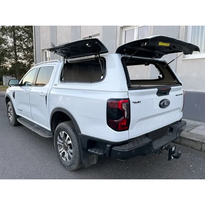 Copia del Hardtop Reforzado Aeroklas comercial en ABS sin ventanas laterales para Ford Ranger PX4 / P703 (doble cabina) (2023 -