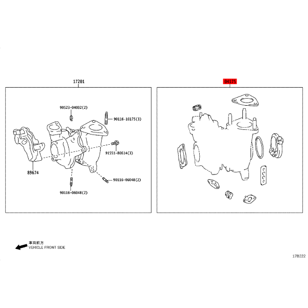 Kit de juntas de turbo para Toyota Hilux Revo...