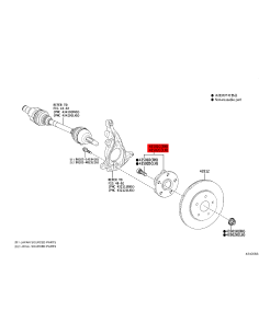 copy of Complete Rear Hub for Toyota C-HR - Original... 2