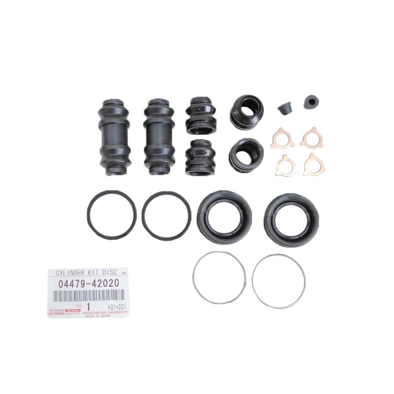 Kit de reparación de pinzas de freno traseras para Toyota RAV4 (2000 a 2005) - Original Toyota Land Cruiser