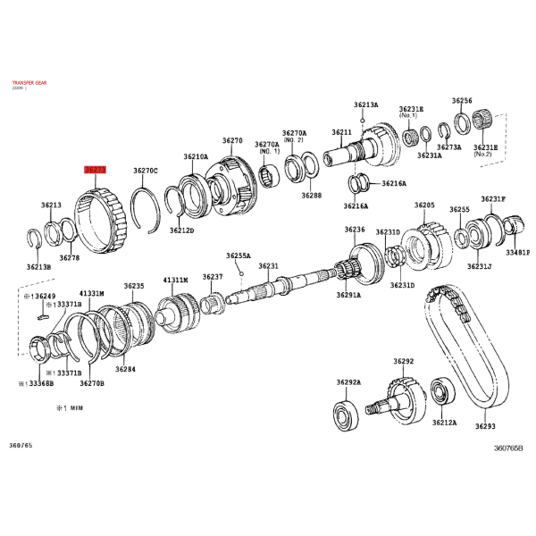 Planetary gear set reducer transfer case for...
