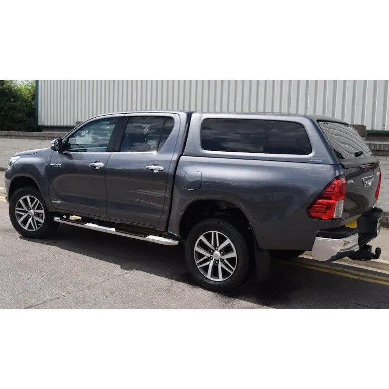 HARDTOP REFORÇADO STYLISH PARA TOYOTA HILUX 2016 COM JANELAS POPOUT PARA PINTAR - AEROKLAS
