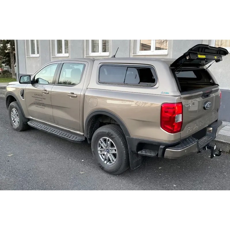 Verstärktes Aeroklas Stylish Hardtop aus ABS mit Schiebefenstern für Ford Ranger PX4/P703 (Doppelkabine) (2023 - ).