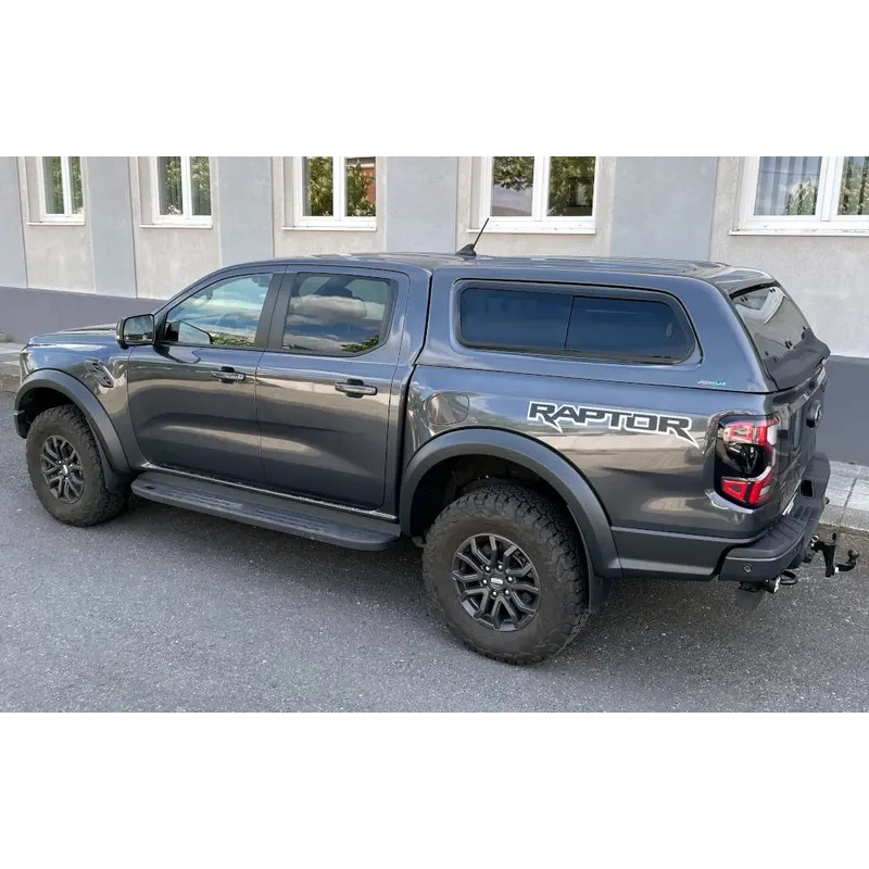 Capa rígida reforçada Aeroklas elegante em ABS com janelas laterais deslizantes para Ford Ranger PX4/P703 (cabine dupla) (2023 -