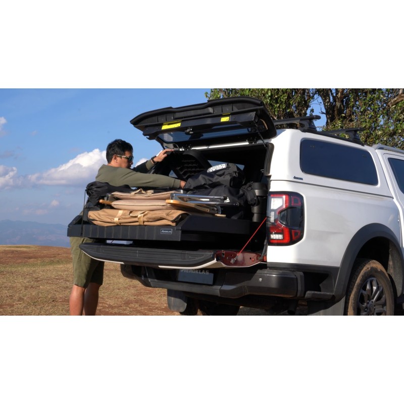 Bandeja eléctrica deslizante para Ford Ranger PX4/P703 y Raptor (doble cabina) (2023 -) - Aeroklas
