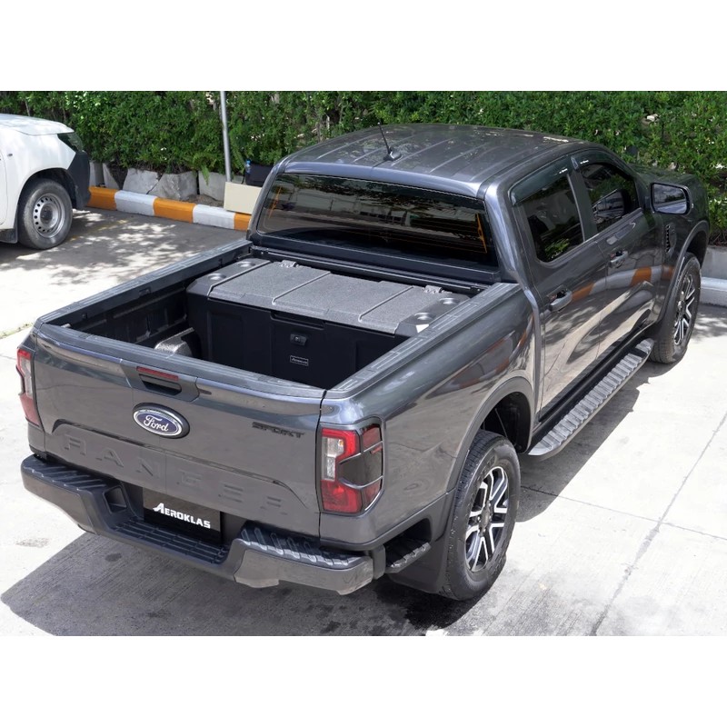 Cofano / Cassetta degli Attrezzi Mega per cassone di Ford Ranger e Volkswagen Amarok (2023 - ) - Aeroklas