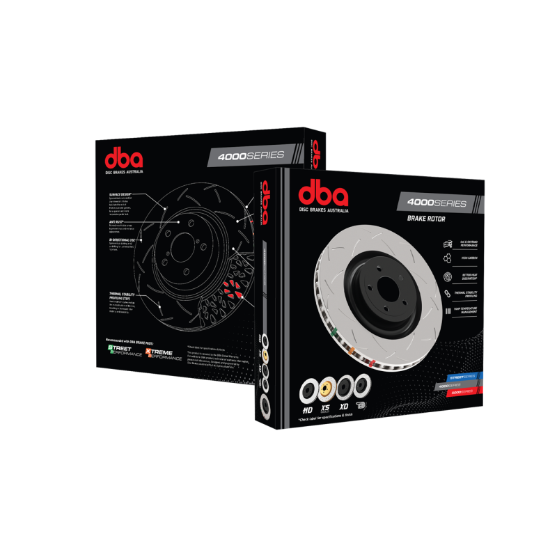 Disco de freio dianteiro da série 4000 - T3 de 332.5mm para Ford Ranger/ Raptor e VW Amarok (2023 - ) - DBA
