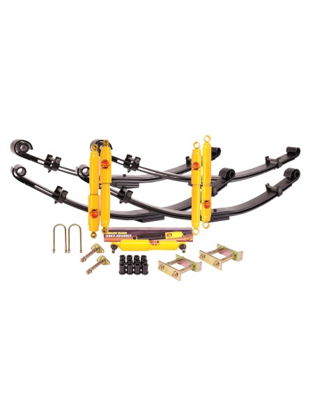 Kit completo de suspensión reforzado +50 mm con parabólicas para Toyota LC J4 (BJ40, BJ42, FJ40) (ant. 1980) - Terrain Tamer