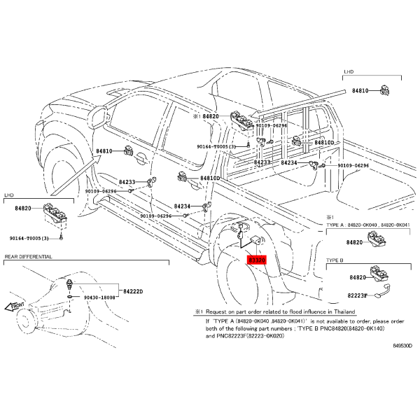 Fuel tank level sensor for Toyota Hilux Vigo -...