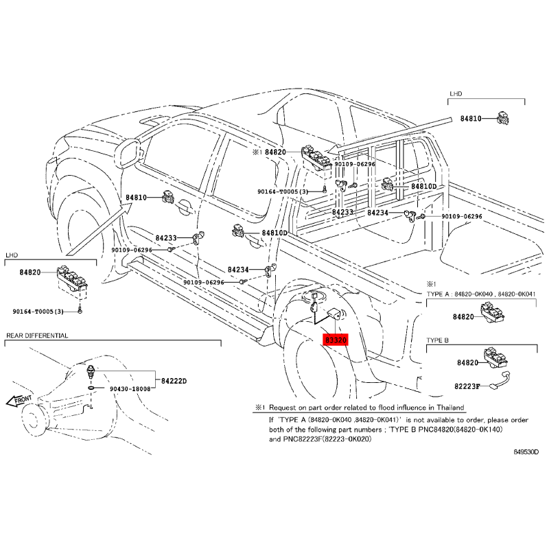 Sonda de nivel de combustible del depósito de gasoil para Toyota Hilux Vigo - Original Toyota Land Cruiser