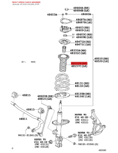 Front shock absorber boot for Toyota Rav4 (1994 to 2005)... 2