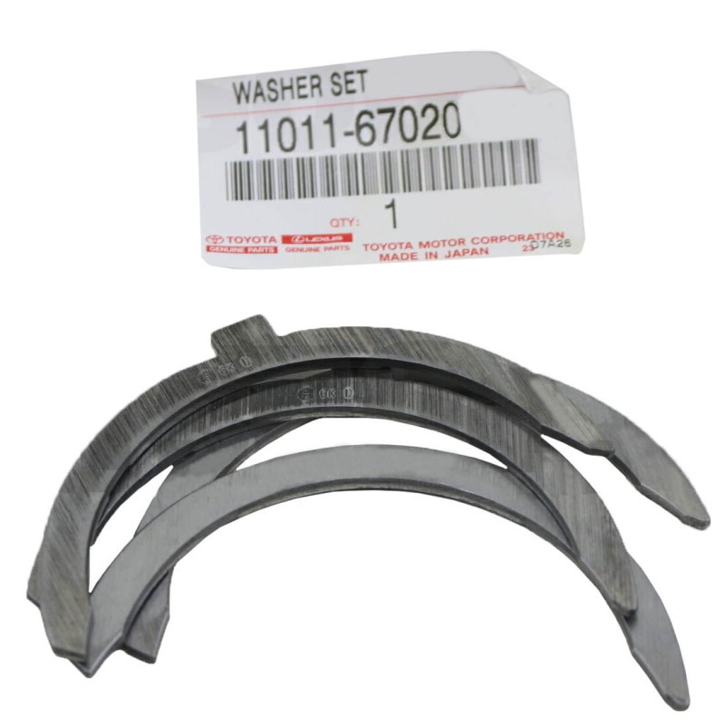 Cojinetes axiales de vilebrequin (standard) pour Toyota Land Cruiser J7/9/12/Hilux/4Runner - Original Toyota Land Cruiser