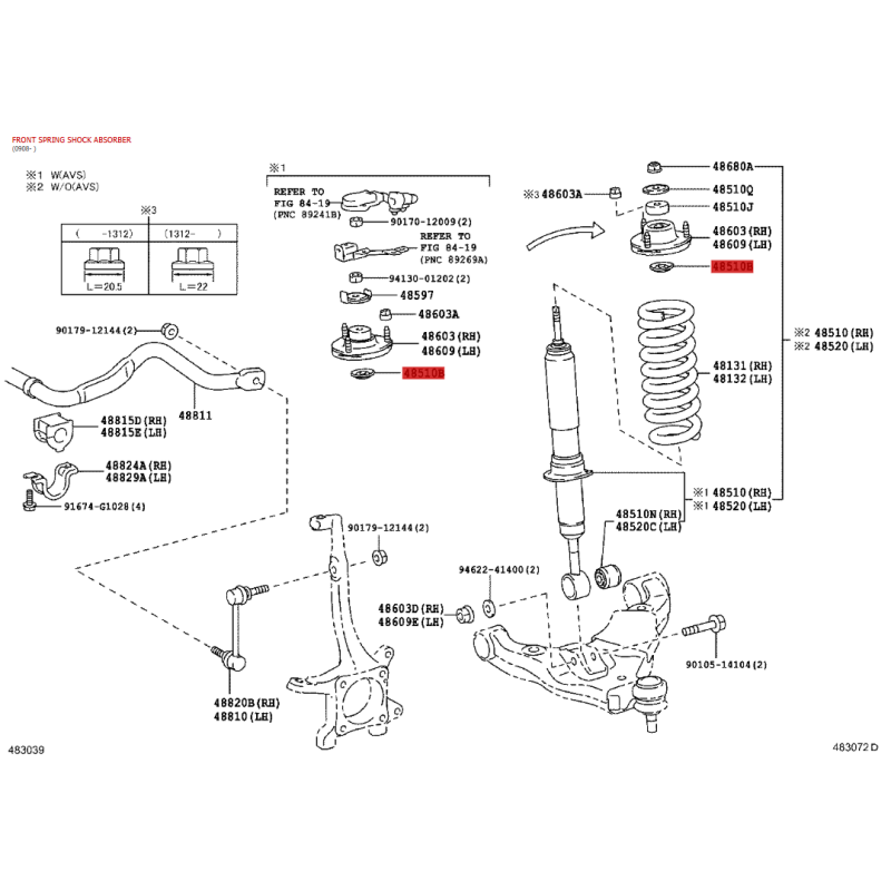 Arandela inferior de amortiguador delantero para Toyota Land Cruiser J15 - Original Toyota Land Cruiser