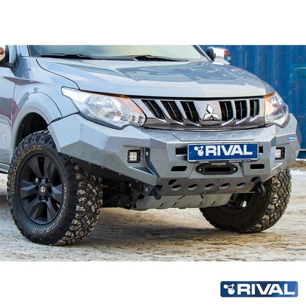 Pare-chocs avant en aluminium pour Mitsubishi...