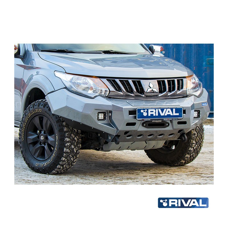 Parachoques de aluminio Delantero para Mitsubishi L200 / Triton 2015 - 2019 - Rival