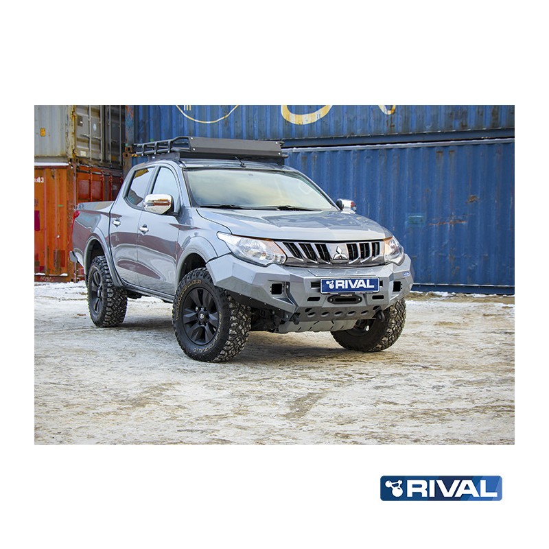 Parachoques de aluminio Delantero para Mitsubishi L200 / Triton 2015 - 2019 - Rival
