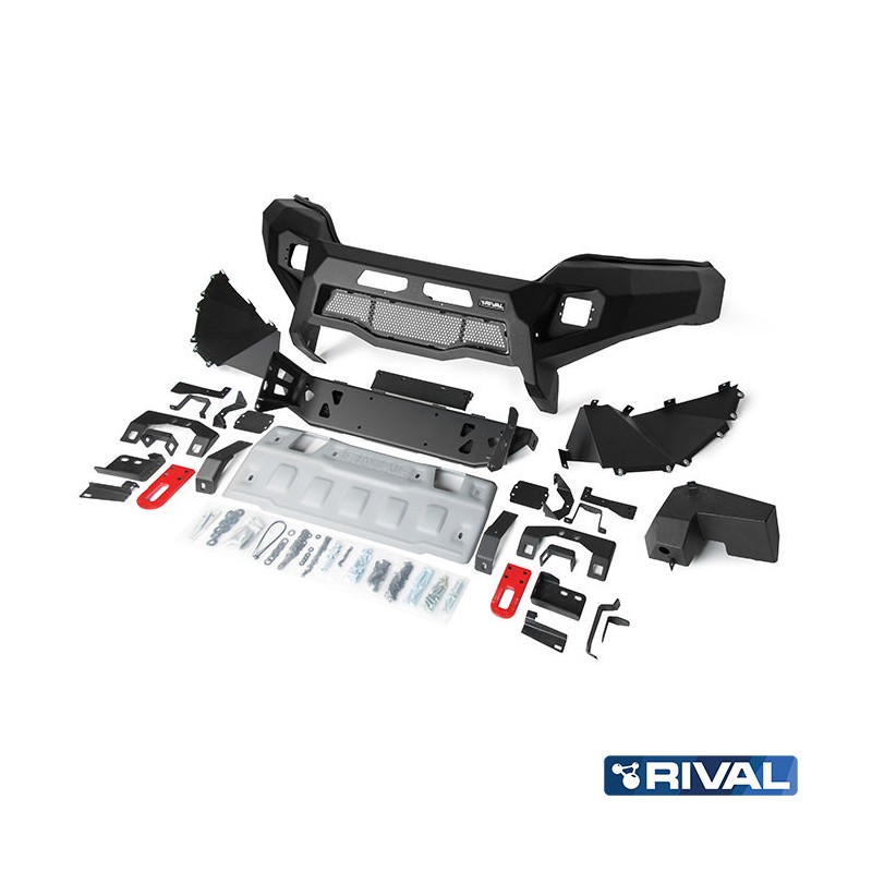 Delantero aluminum bumper for Mitsubishi L200 / Triton 2019-2023 - Rival