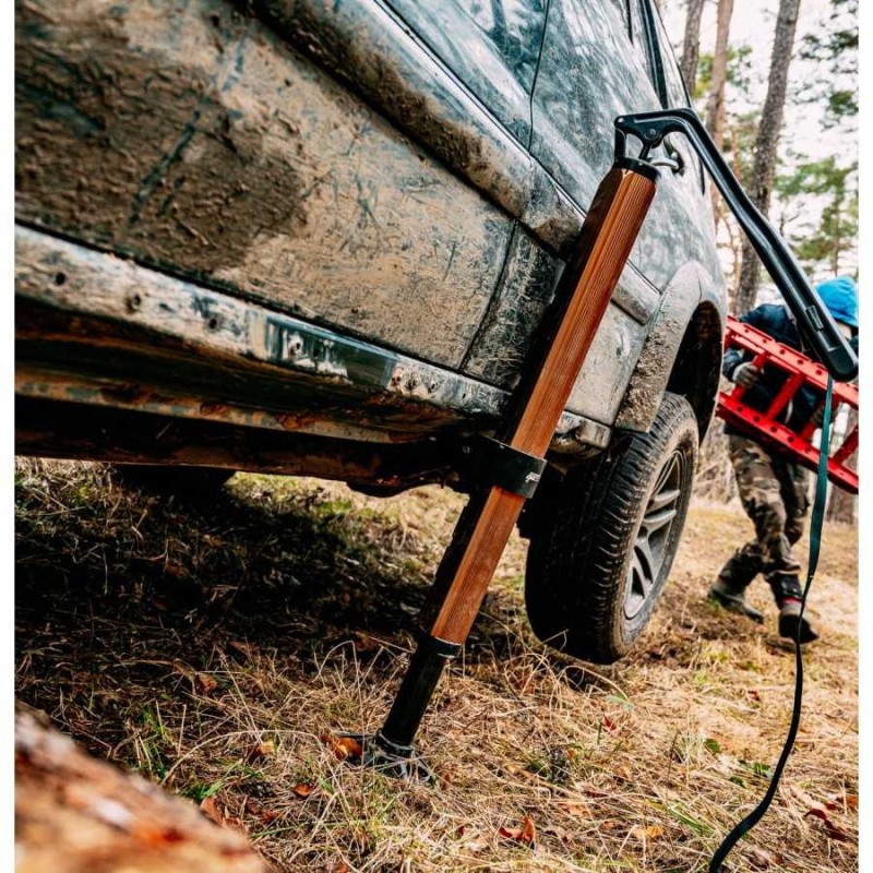 copia del kit di soccorso per verricello da 5,5 t con cavo sintetico e pala pieghevole - KANGAROOWINCH