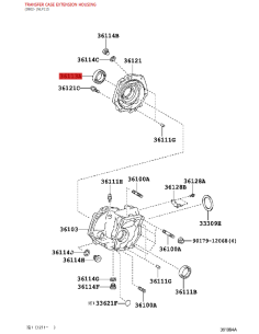 copy of Transfer Case Retainer and Extension Housing for... 2