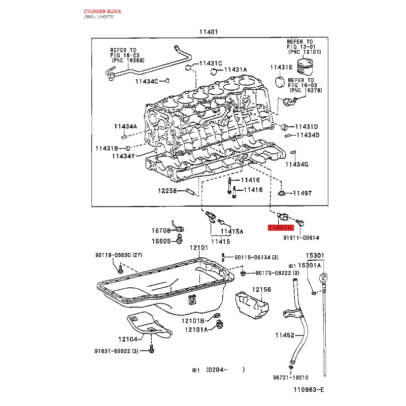 Sensor de posição do virabrequim Para Toyota Land Cruiser J9 / 10 - Original Toyota Land Cruiser