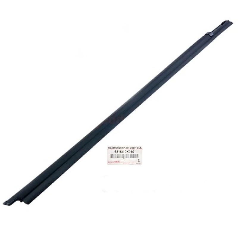 Moulure ou déflecteur extérieur, fenêtre porte arrière gauche pour Toyota Hilux Vigo - Original Toyota Land Cruiser