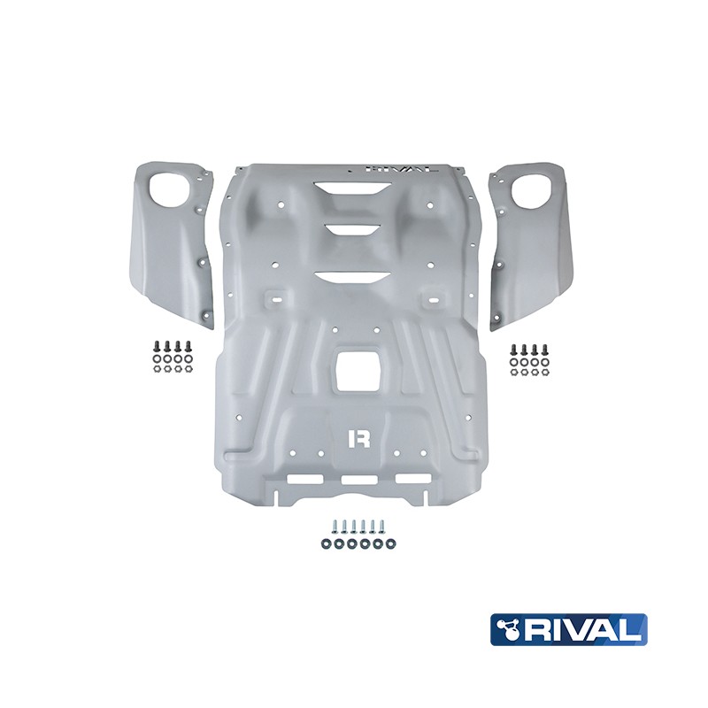 Radiator + engine protection 6 mm for Toyota Hilux Revo 2015 - Current - Rival