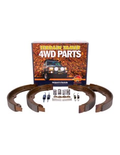 Kit de 4 sapatas e molas de freio de mão Toyota Land...