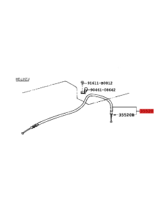 Automatic transmission throttle cable assembly, For... 2
