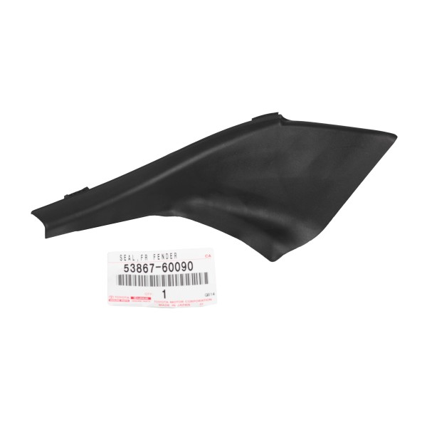 Plastic, front left upper fender, next to hood,...