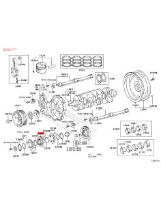Intermediate gear N-1 distribution, for Toyota Hilux... 2
