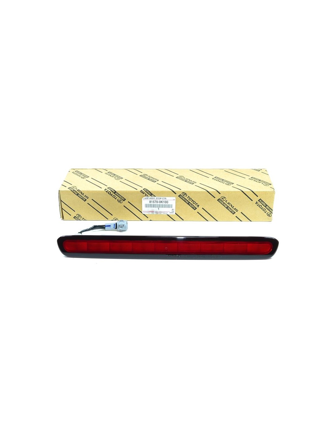 Terza luce freno posteriore LED nera di ricambio per Mercedes Benz Classe C W203 4 porte 2000