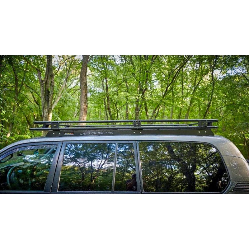Bagageiro africano de alumínio com rede Toyota Land Cruiser J10 (1998 - 2007) - Fabryka 4x4