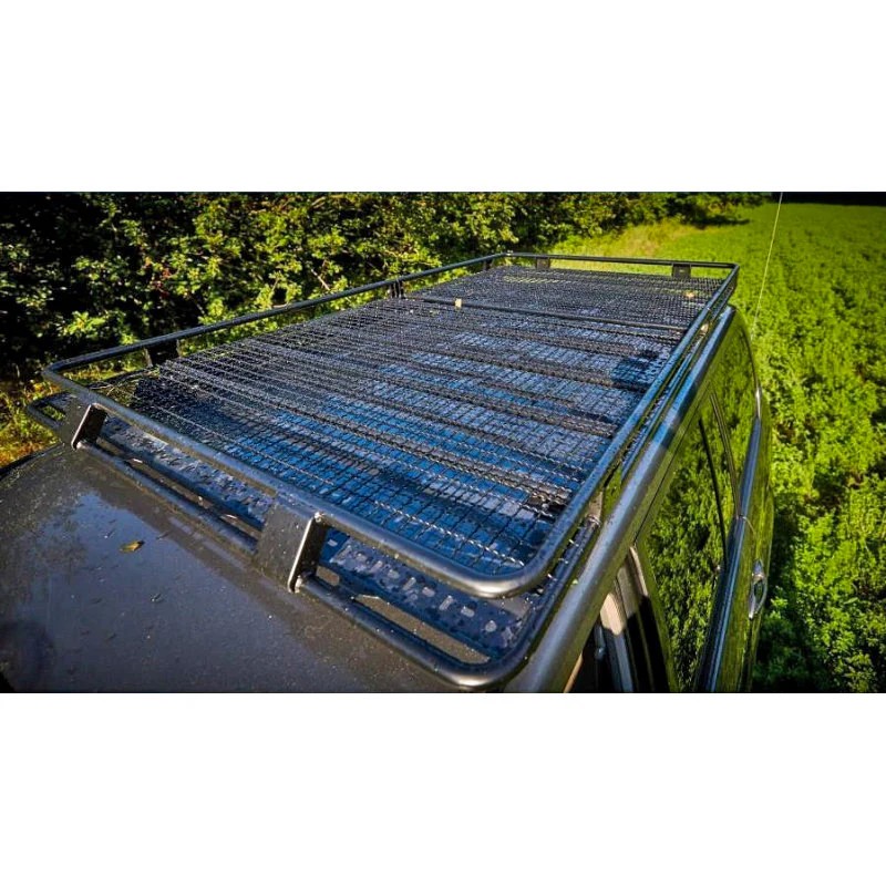 Bagageiro africano de alumínio com rede Toyota Land Cruiser J10 (1998 - 2007) - Fabryka 4x4