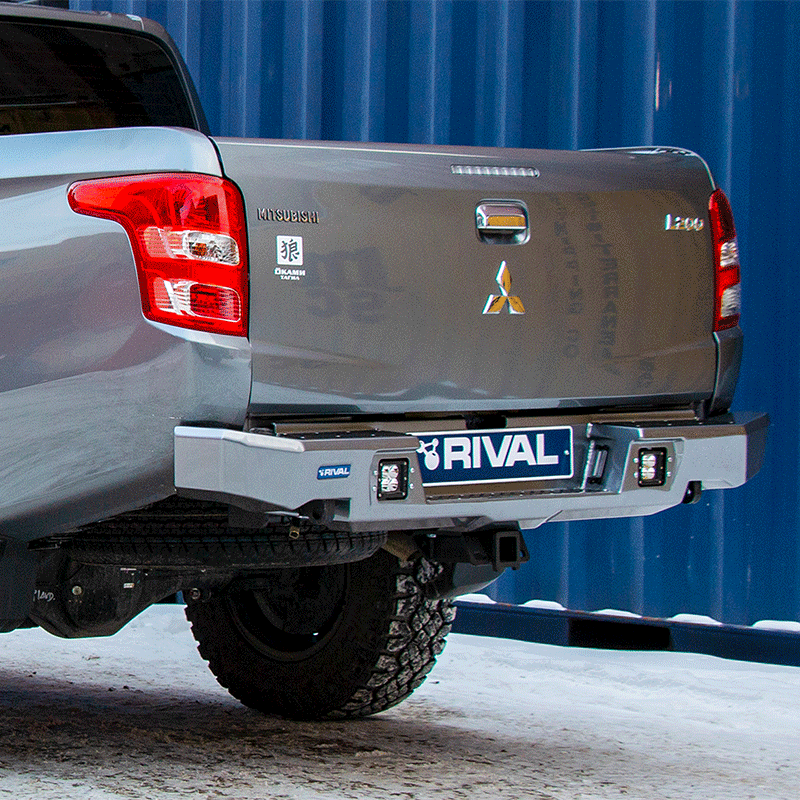 Pare-chocs en aluminium Mitsubishi L200 / Triton 2015-2019 - Rival