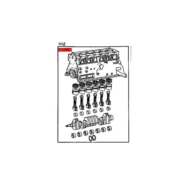Bloc moteur bielle NEUF Pour Toyota Land...