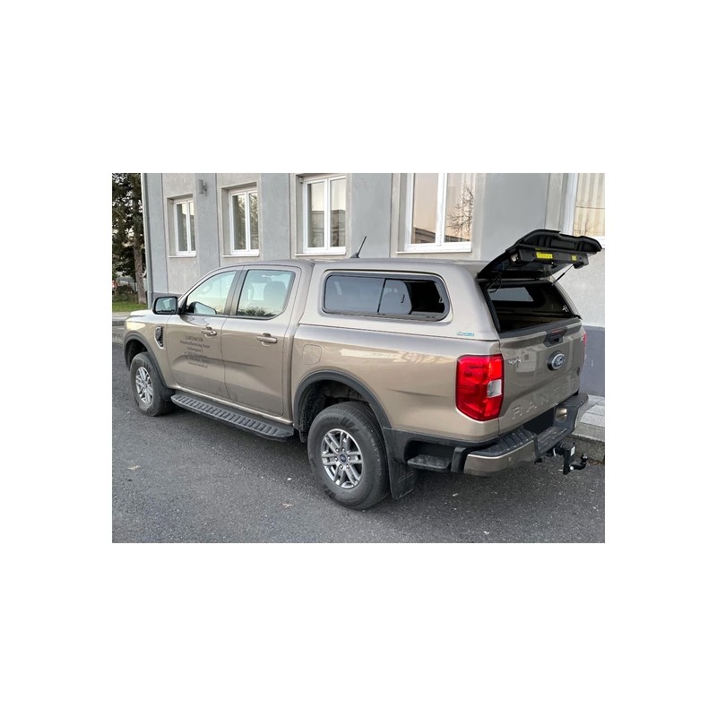 Verstärktes Aeroklas Stylish Hardtop aus ABS mit Schiebefenstern für Ford Ranger (2015-2022)