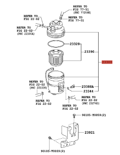 Diesel Filter Set for Toyota Hilux Vigo - Original Toyota... 2