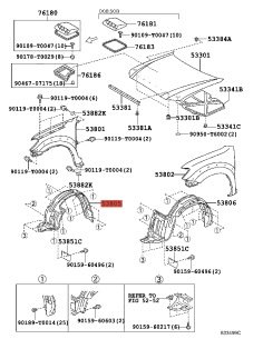 Guardabarros frontal derecho para Toyota Hilux vigo -... 2