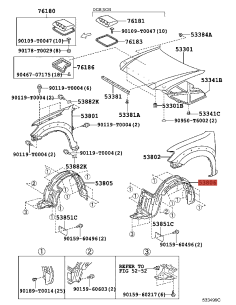 Front left fender for Toyota Hilux Vigo - Original Toyota... 2