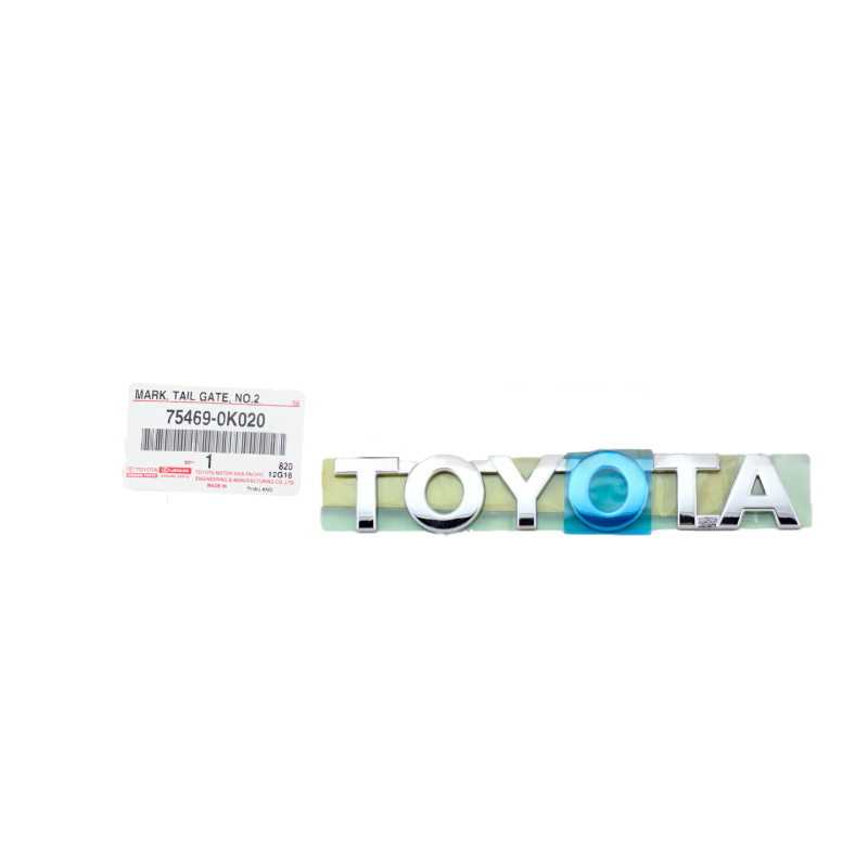 Emblème TOYOTA, hayon arrière, pour Toyota Hilux Vigo - Original Toyota Land Cruiser