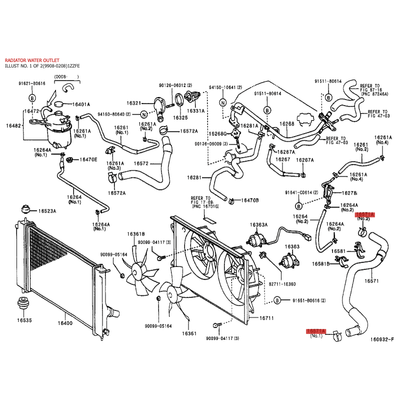 Braçadeira de Coifa de proteção da cremalheira de direção N-2 Para Toyota Land Cruiser J9 - Original Toyota Land Cruiser