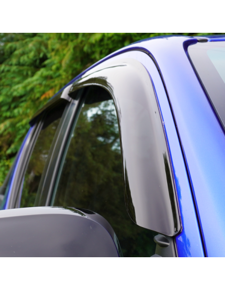 Derivabrisas ventana para Mercedes XClass (2018-) Nissan Navara D23 (2015 - 2021) (4 PIEZAS) N4 - OFFROAD