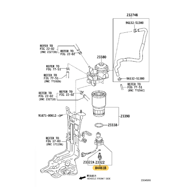 Sonda tappo inferiore porta filtro gasolio Per...