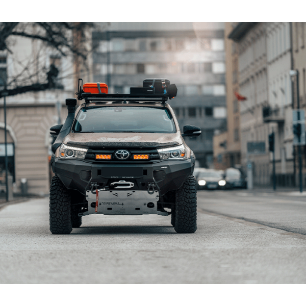 Pare-chocs avant en aluminium pour Toyota Hilux...
