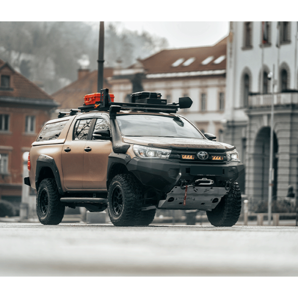 Pare-chocs avant en aluminium pour Toyota Hilux...