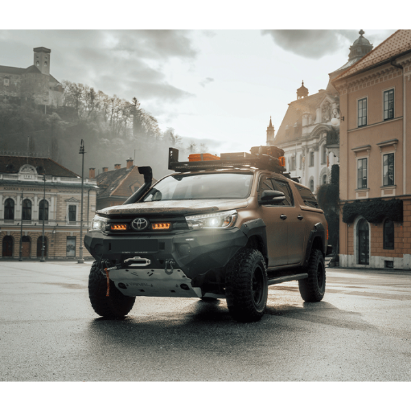 Pare-chocs avant en aluminium pour Toyota Hilux...