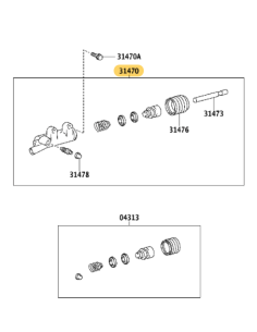 Bombin / receptor embrague para Toyota Hilux Revo-... 2