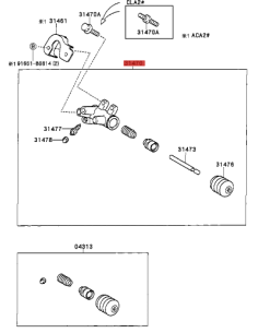 Clutch slave cylinder for Toyota Rav4 - Genuine Toyota... 2