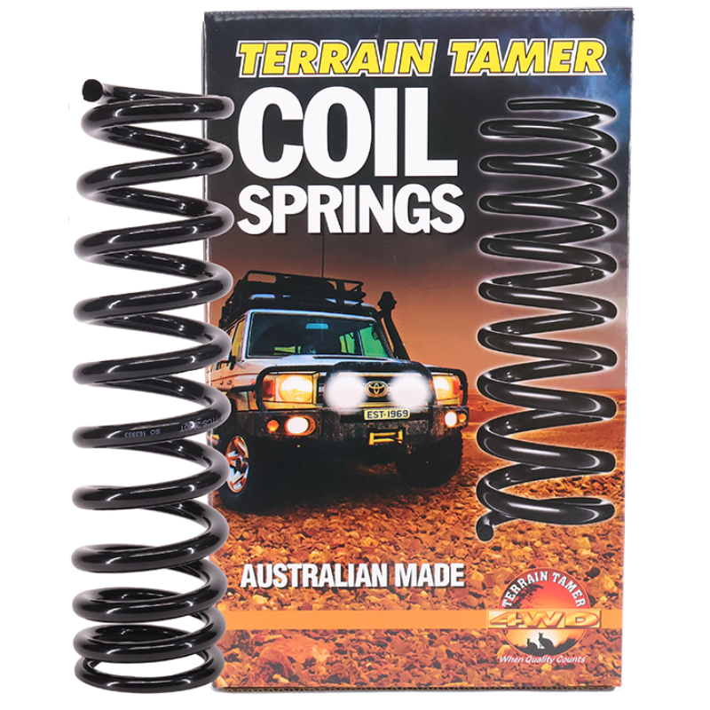 Reinforced front spring +50 mm / +100 kg for Toyota Land Cruiser J250 (2024-Present) - Terrain Tamer