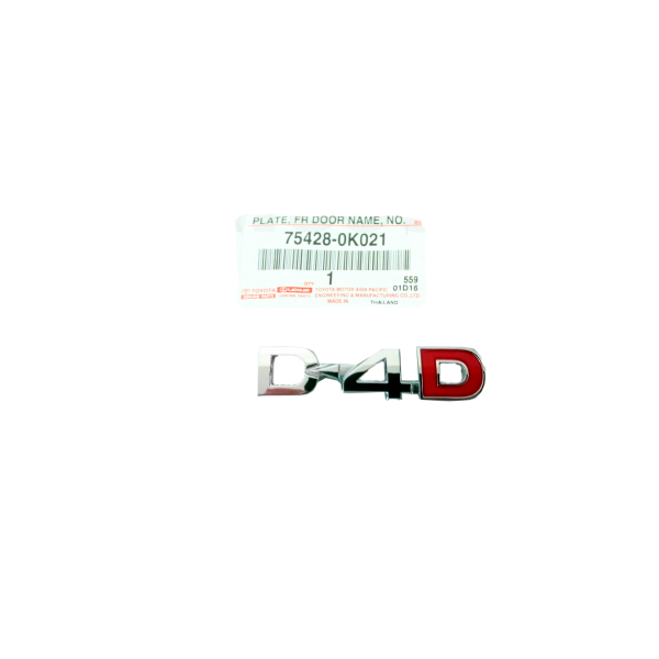 Emblem D-4D, Vordertüren, für Toyota Hilux Vigo...